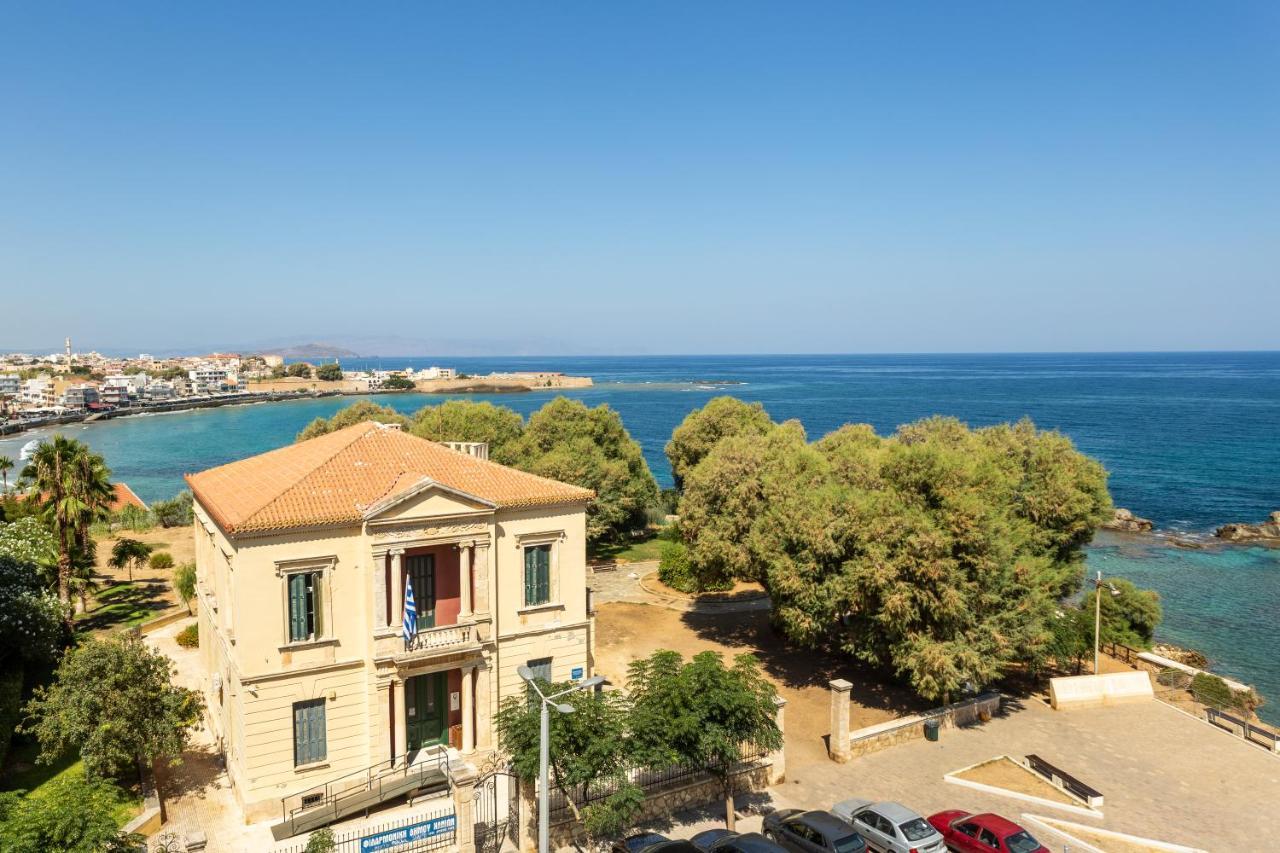 Central Luxurious Apartment With Sea View! Hriszí Aktí Haniá Kültér fotó
