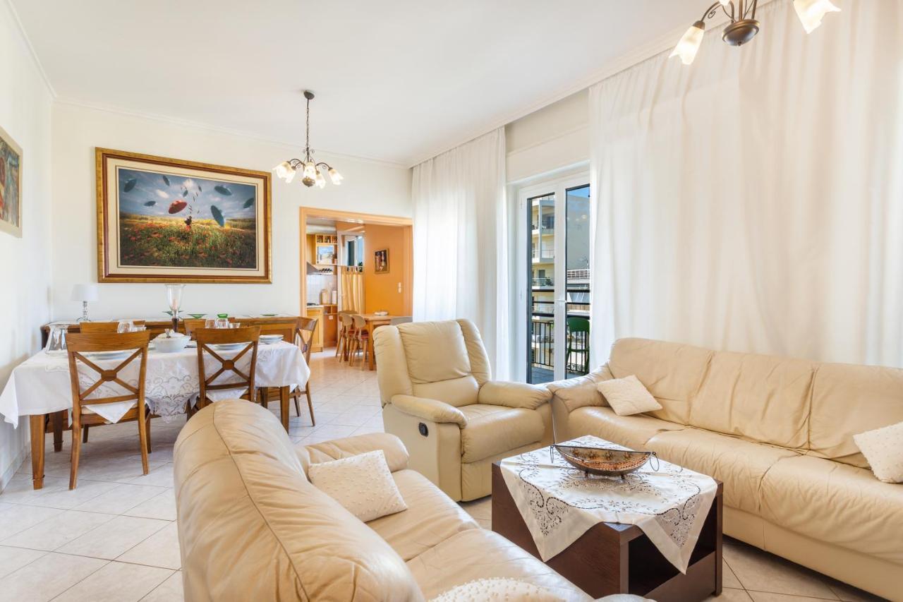 Central Luxurious Apartment With Sea View! Hriszí Aktí Haniá Kültér fotó