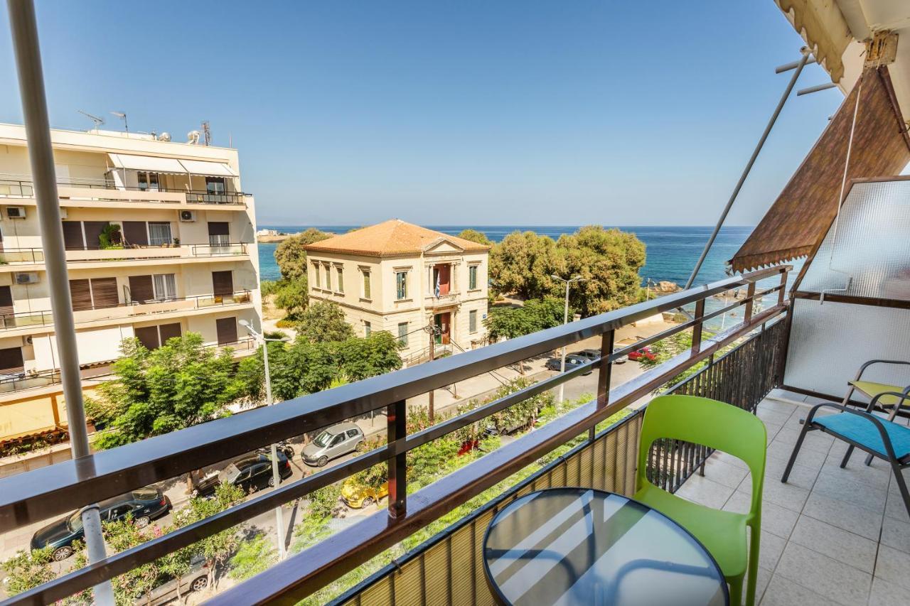 Central Luxurious Apartment With Sea View! Hriszí Aktí Haniá Kültér fotó