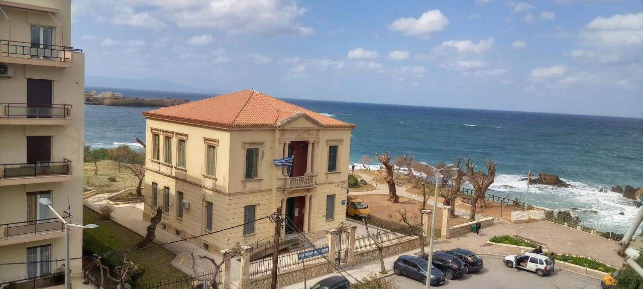 Central Luxurious Apartment With Sea View! Hriszí Aktí Haniá Kültér fotó